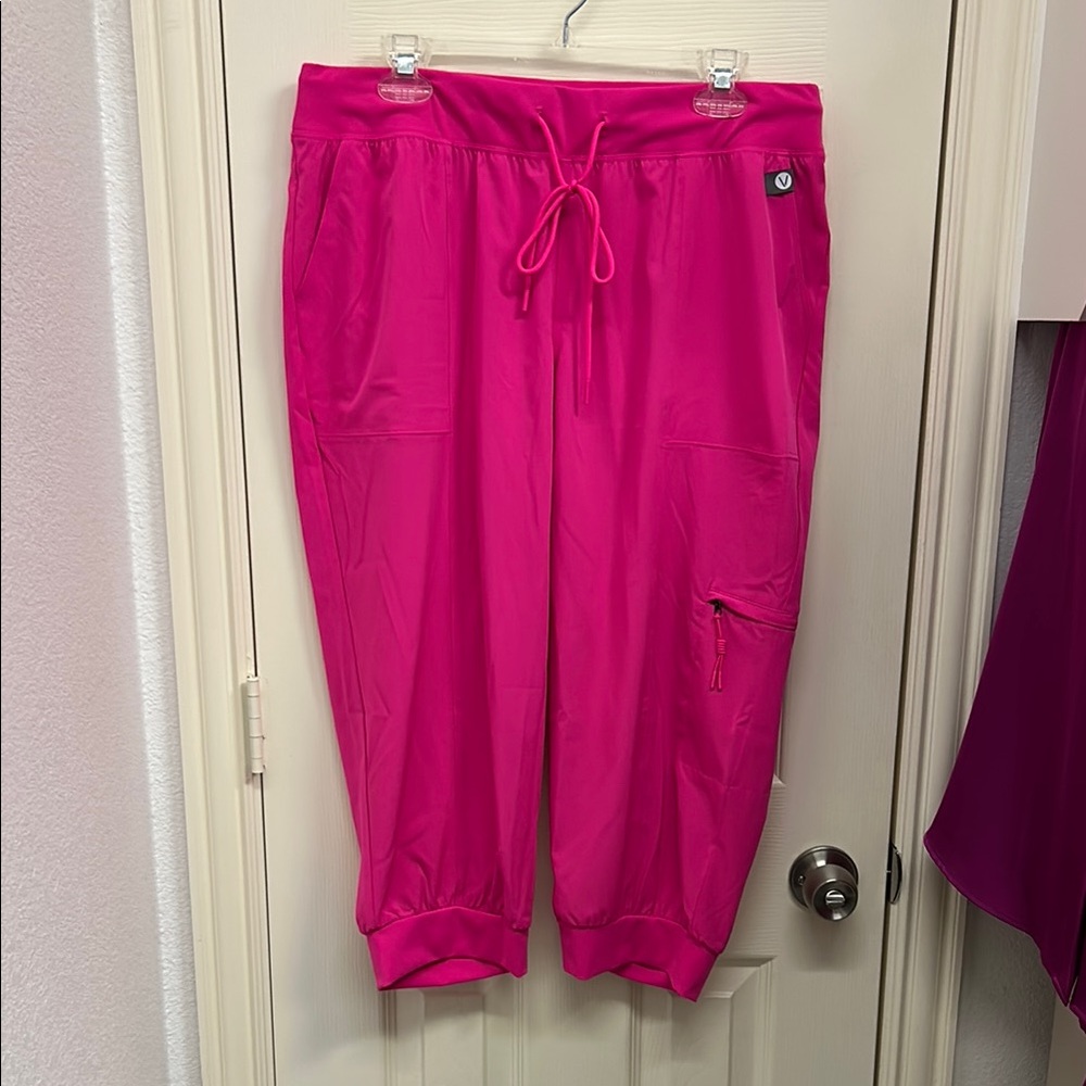 Lane Bryant Livi Hot Pink Activewear Capris